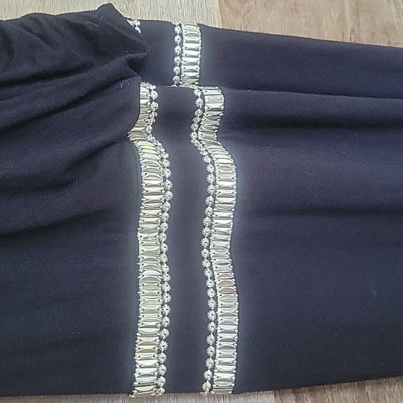 Cache Black Long Sleeve Stretchy Sheath Dress with Beaded Details XSmall - Picture 3 of 8